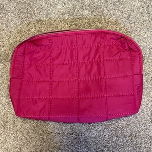 Sephora Pink Quilted Cosmetic Bag